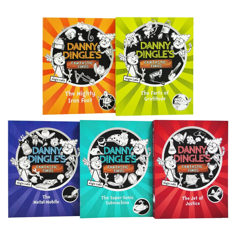 Danny Dingle’s Fantastic Finds Children’s Bundle: 5 Books – Ages 7-9 – Paperback
