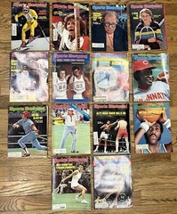 Sports Illustrated Magazines 1976 Muhammad Ali Boxing Baseball Lot Of 14 Vintage