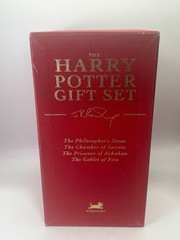 Harry Potter Gift Set Deluxe Signature Edition w Slipcase – Books 1-4 [Hardco…