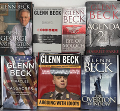 Lot of 7 Books by Glenn Beck, Paperback and Hardcover, B198