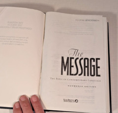 The Message Bible Contemporary Language Eugene Peterson Old and New Testaments