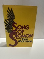 Song of Solomon by Toni Morrison HCDJ 1977 3rd printing Novel GC