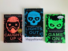 SIGNED IN PERSON Lights Out (Into Darkness #1) by Navessa Allen (2024, Trade PB)