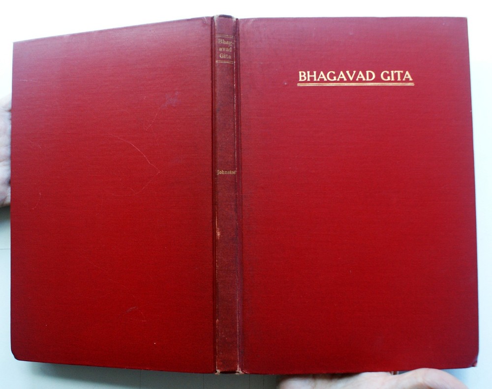Bhagavad Gita: The Songs of the Master Charles Johnston, NY 1st Ed 1908 HC [386]