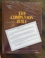 THE COMPANION BIBLE KJV Enlarged Type Edition Kregel Hardcover Bullinger NEW