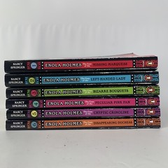 Enola Holmes Nancy Springer Mystery 1-6 Set Series PB Chapter Book Lot of 6