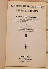 TIM LAHAYE 1965 CHRIST’S MESSAGE TO HIS SEVEN CHURCHES VINTAGE DAVID JEREMIAH