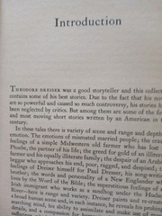 The Best Short Stories Of Theodore Dreiser, Apollo Edition PB 1974 VG