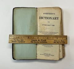 1914 Pocket Dictionary Grand Island Business College Nebraska w/Maps & More RARE