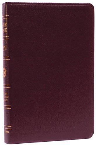 ESV Classic Reference Bible, Premium Bonded Leather, Burgundy, Red Letter Text