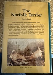 Norfolk Terrier by Joan R. Read (1989, Hardcover) First Edition GOOD Book