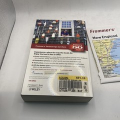 Frommer’s New England 2006 Paul Karr Maroon PB Travel Guide Map USA Illustrated