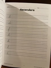 Cursive writing practice handwriting book workbook beginner Grade 2 3 4 School