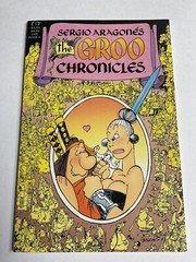 THE GROO CHRONICLES BOOK 6 ~ SIGNED BY SERGIO ARAGONES ~ 1989 UNREAD 9.4 NM