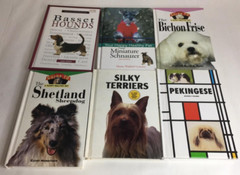Variety Lot of 10 Dog Breeds Educational Guide Books – Training Raising Pets