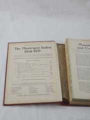 Municipal Index And Atlas 1934-1935 Eleventh Ed. American City Magazine Corp.