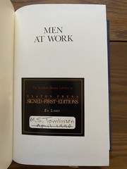 Easton Press Men at Work 1990 Signed First Edition George F Will Leather