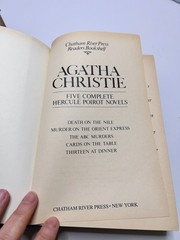Agatha Christie Hercule Poirot & Miss Marple 1980 Chatham River Press Leather
