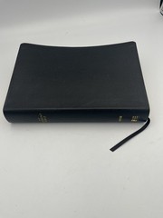 NIV Student Bible Black Bonded Leather Zondervan 2009