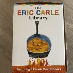 Eric Carle Library Featuring 8 Eight Classic Hardcover Board Books Box Set