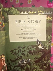 THE BIBLE STORY Hardback Book Set Vol 1-10 (missing Vol 7) Maxwell 1953
