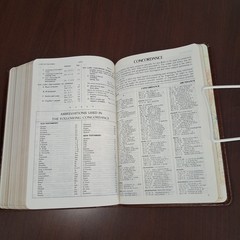 OPEN BIBLE PROPHECY EDITION HOLY BIBLE KJV GENUINE LEATHER GODS NEWS BEHIND NEWS