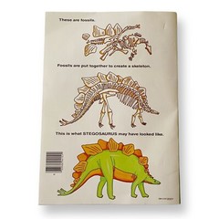 Animals of The Past A Sticker Fun Book Dinosaur Coloring Book Golden Book 1984