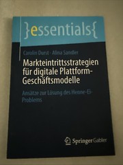 Markteintrittsstrategien FuR Digitale Plattform-Geschaftsmodelle