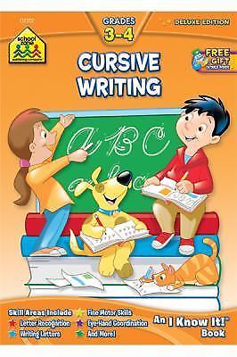 School Zone Cursive Writing Workbook: 64 Pa- 1589473981, Zone, perfect paperback