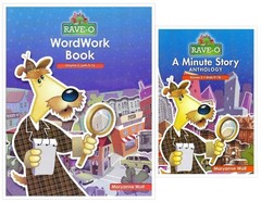RAVE-O WordWork Book, Vol. 2 plus A Minute Story Anthology, Vol. 2 – NEW, UNUSED