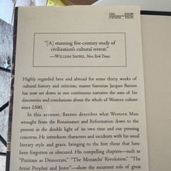 From Dawn to Decadence Jacques Barzun 16th Printing SIGNED Bookplate HC DJ