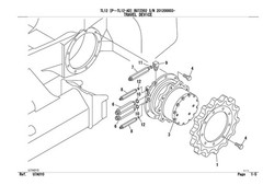 TAKEUCHI TL12 TL12-AD Crawler Loader Illustrated Parts Manual WIRE BOUND, JACKET