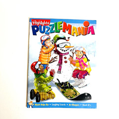 Highlights Puzzle Mania Mix Lot of 3 Books Children