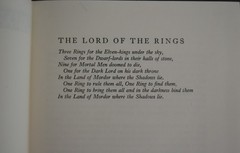 J.R.R. Tolkien, The Lord of the Rings Hardcover Set, 2nd Edition Houghton, HC/GC