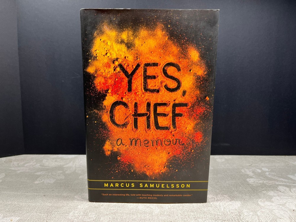 2012, Signed Yes, Chef, A Memoir by Marcus Samuelsson, Illustrated, Random House