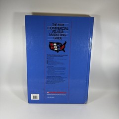 Oversized 1991 Rand McNally Commercial Atlas and Marketing Guide 122nd Edition