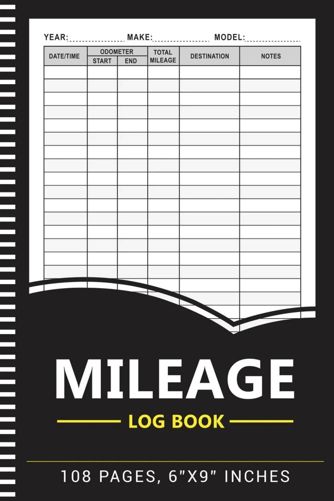 Mileage Log Book: Auto Mileage Journal,Odometer Tracker Logbook, Automotive Mile