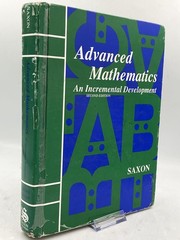 Advanced Mathematics: Incremental Development John H Saxon 1996 HC