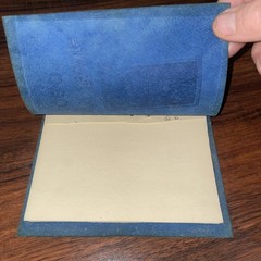 1930 Penn State Leather Book 6” X 4” Hand Made Vintage 30ish Pages