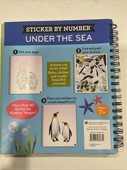 Sticker By Number Under The Sea 156 Pages Fun Art Activity For All Ages