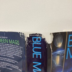 1996 hb 1st ed. KIM STANLEY ROBINSON Blue Mars EX 6.5″ x 9.5″ 609 pages Bantam