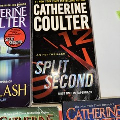 LOT OF 9 CATHERINE COULTER SUSPENSE NOVELS 8 in the FBI Thriller Series+1 Other