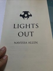 Lights Out by Navessa Allen Paperback Novel Romance Fiction (2024) OOP edition
