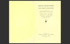 BIBLE CHARACTERS by Alexander Whyte-Bible Commentary-ALL 6 VOLUMES- E-Book on CD
