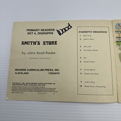 Smith’s Store Janis Asad Raabe c1981 Primary Readers Set 4 Modern Curriculum