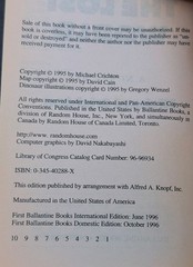 Michael Crichton Jurassic Park Lost World Paperback Lot Dinosaur Thriller