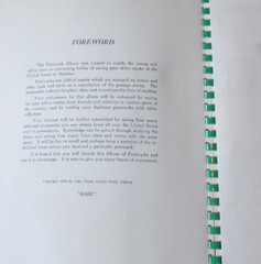 1971 POSTMARKS An Album of United States of America Post Office Mark Some Stamps