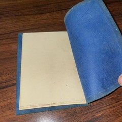 1930 Penn State Leather Book 6” X 4” Hand Made Vintage 30ish Pages