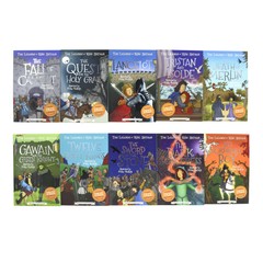 The Legends Of King Arthur 10 Books Box Set By Tracey Mayhew-Ages 7-9- Paperback