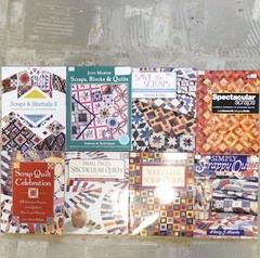 Lot 8 Scrap Quilt Books Patterns Judy Martin Bonnie Hunter Save the Scraps Set